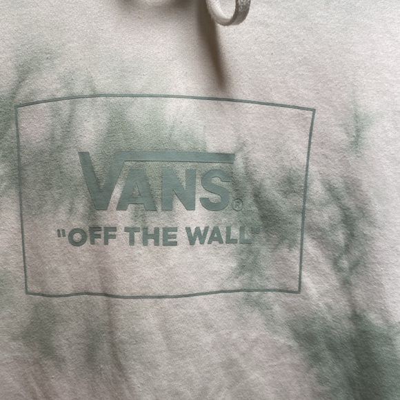 Vans tie dye light green hoodie. Sz S. Good condition. - Picture 2 of 4